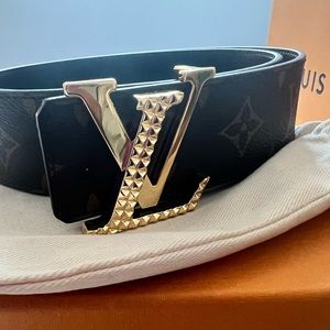 LV Diamond 40MM reversible belt